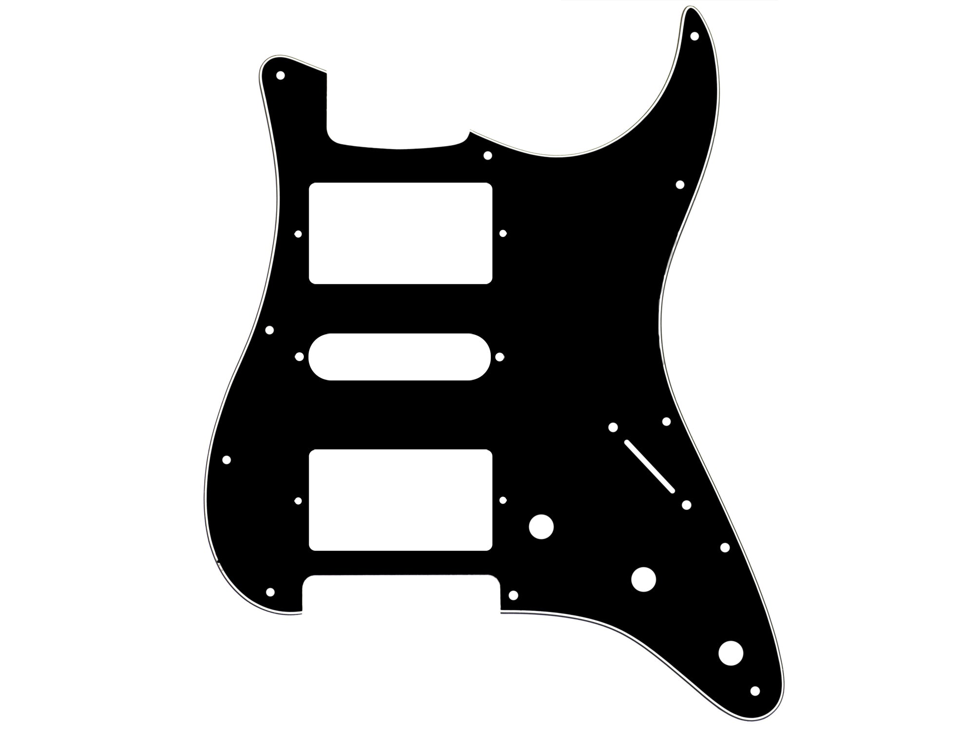 Pickguard HSH pour Strat® (moderne 11 trous)