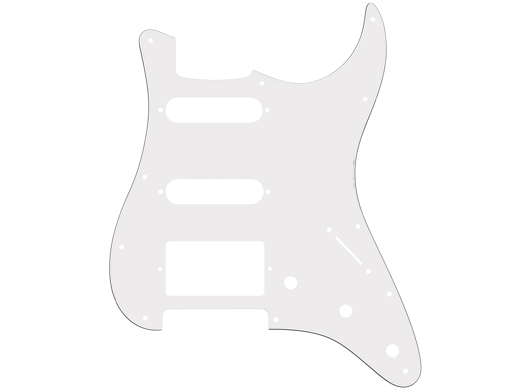 HSS-Schlagbrett für Strat® (Modern 11 Hole)
