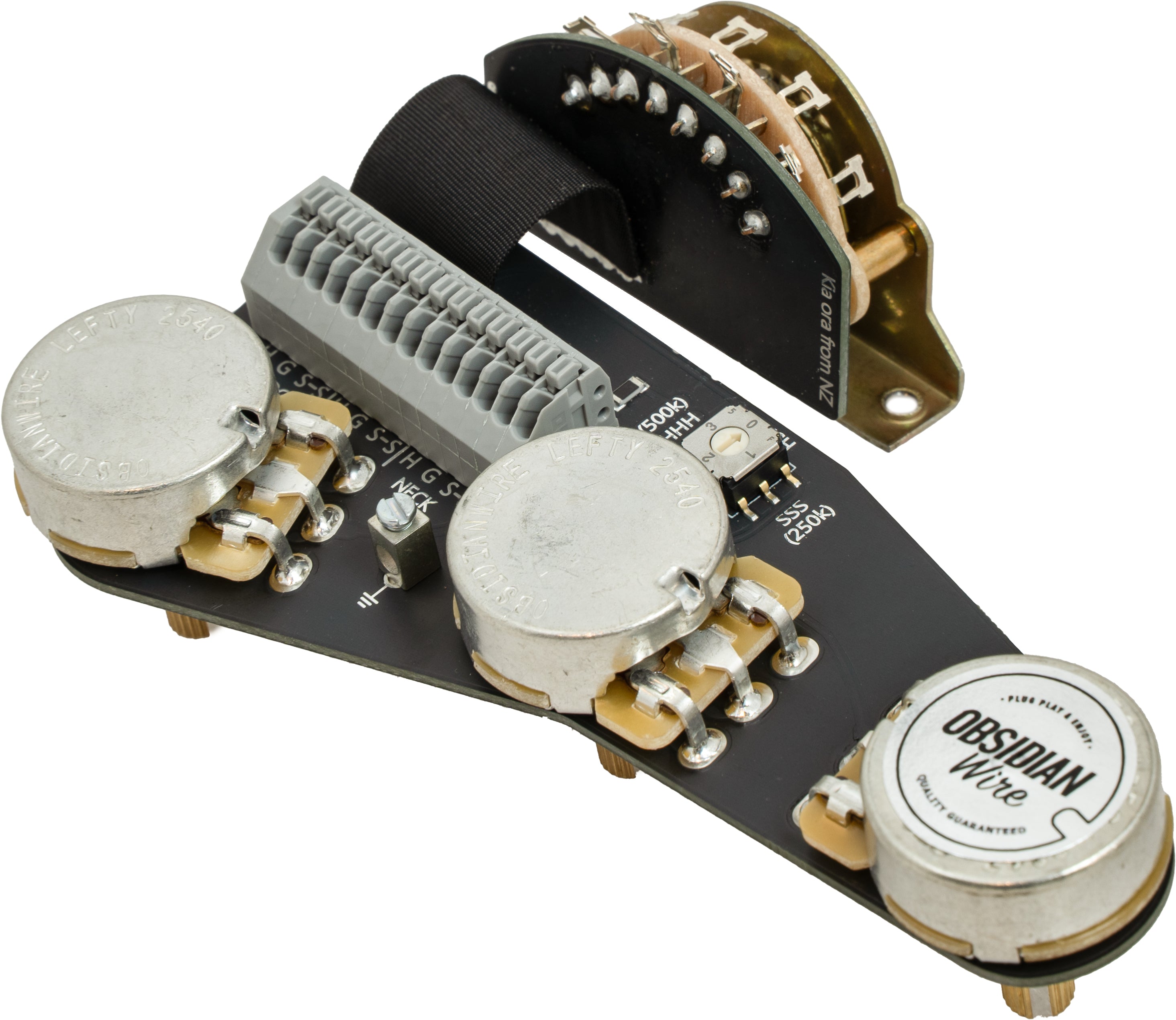 Custom Blender Lefty for Strat® | Left Handed Strat Wiring Harness