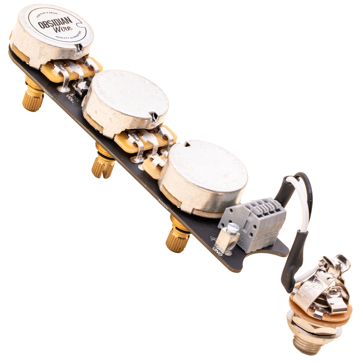 Lefty! Jazz Bass Wiring Harness | ObsidianWire Solderless Install