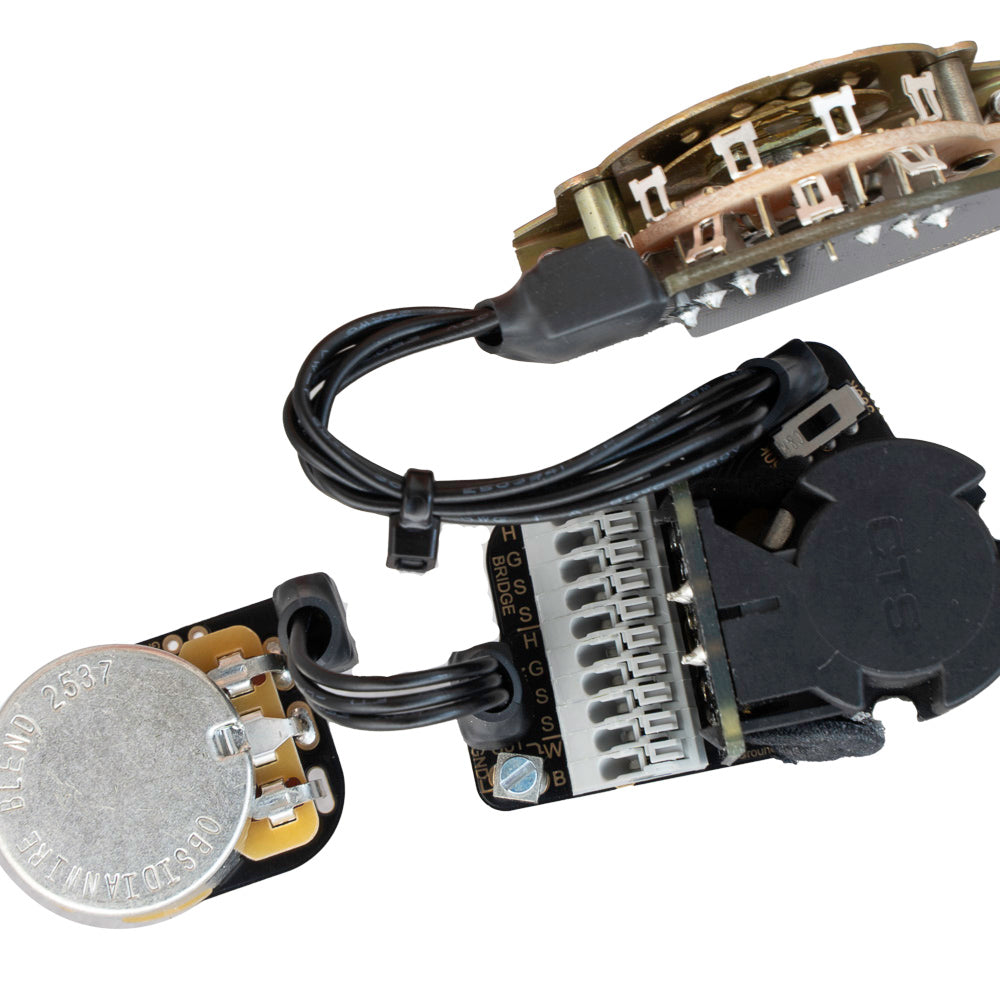 M2-S | Two Pickup Wiring | S-Type | Pickguard Mount