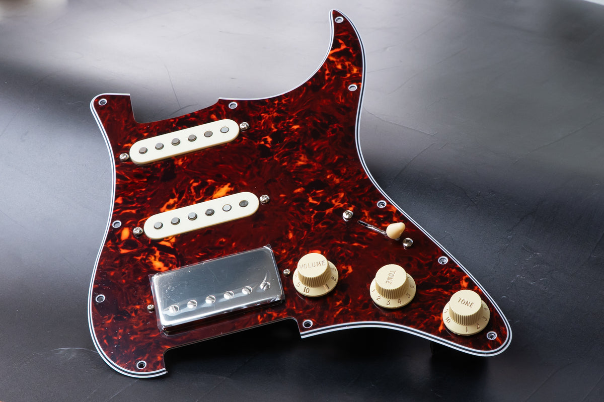 HSS Loaded Pickguard for Strat® | Custom Built by ObsidianWire®