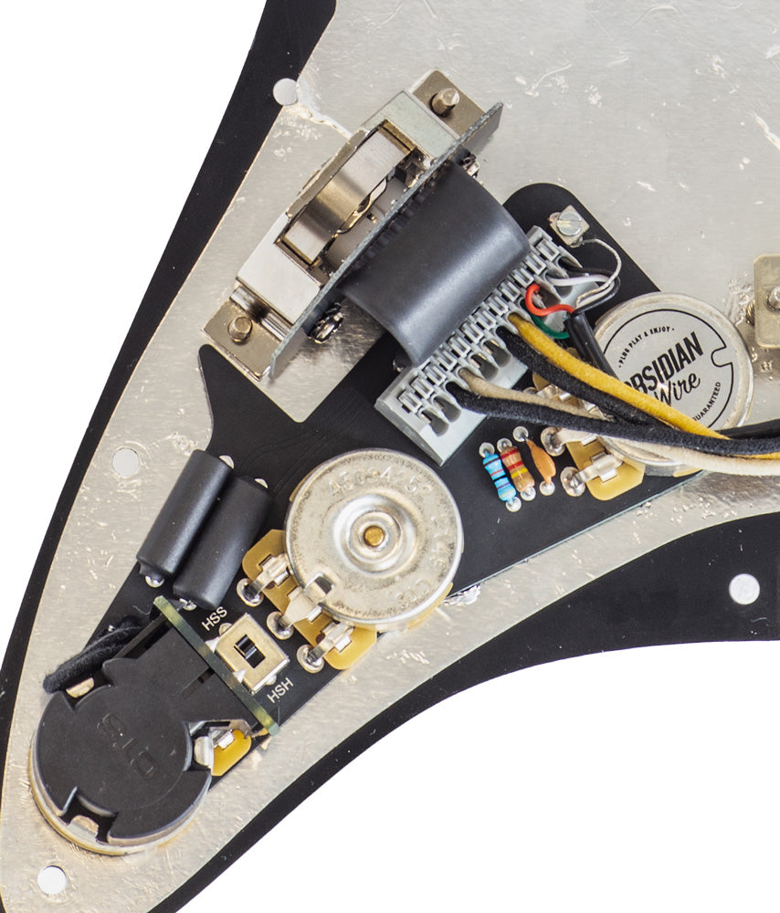 Custom HSS / HSH Wiring Harness for Strat | ObsidianWire
