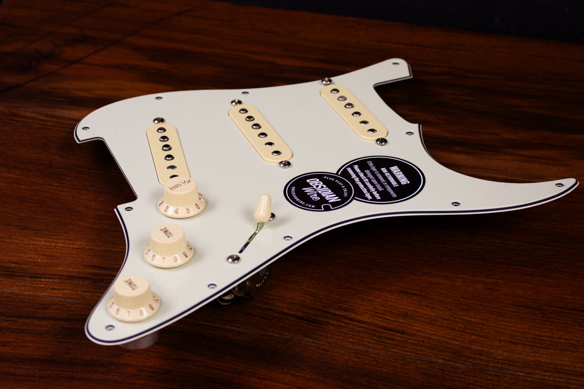 Outlet Pickguard loaded, handmade Pickups SSS