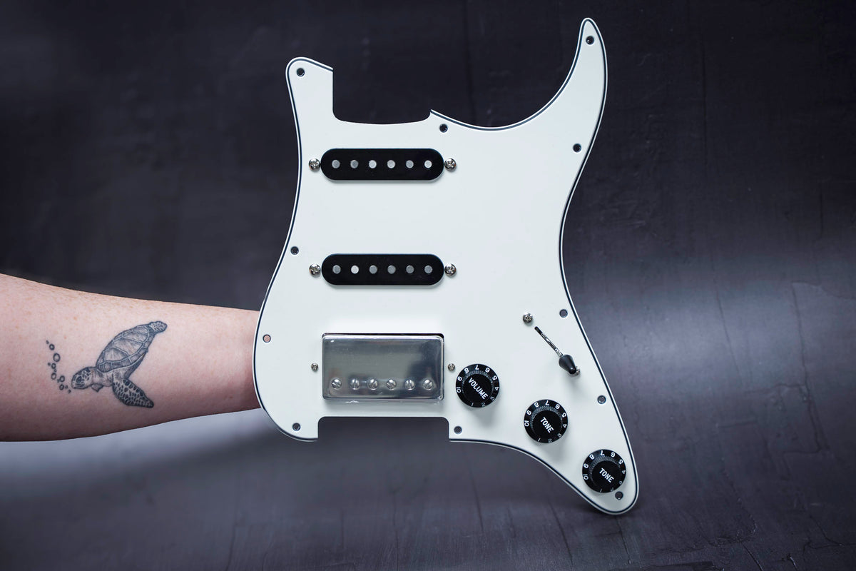 HSS Loaded Pickguard for Strat® | Custom Built by ObsidianWire®