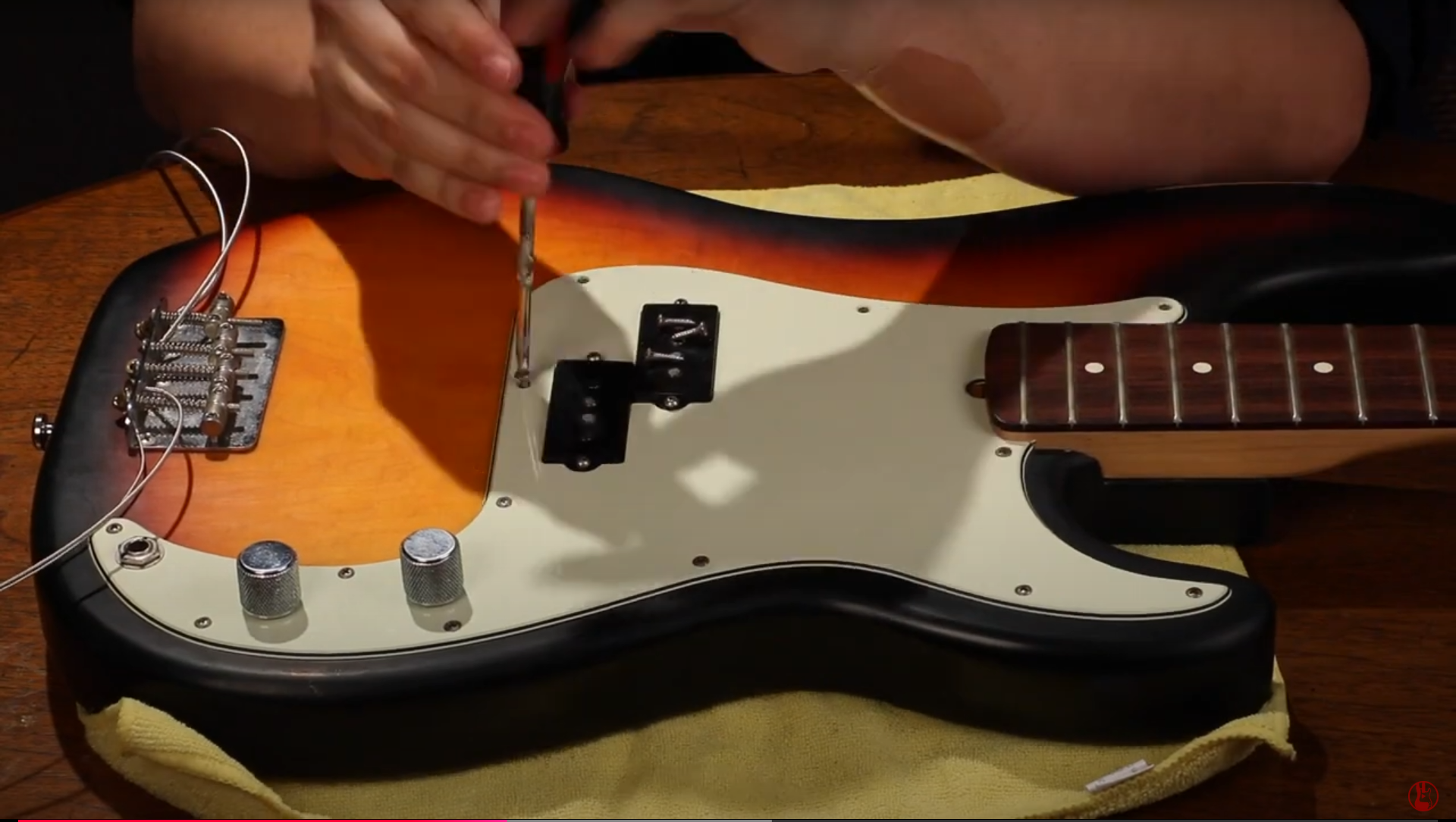 Load video: obsidianwire for Precision Bass install demo