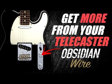 Video demo of the ObsidianWire 4-way solderless wiring harness for Tele
