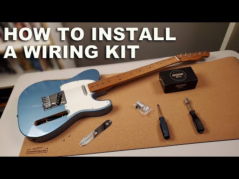 Install Demo Video for ObsidianWire Traditional Vintage Plus for Telecaster solder-less wiring harness